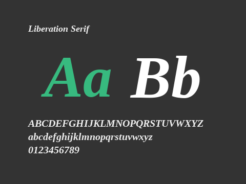 Liberation Serif