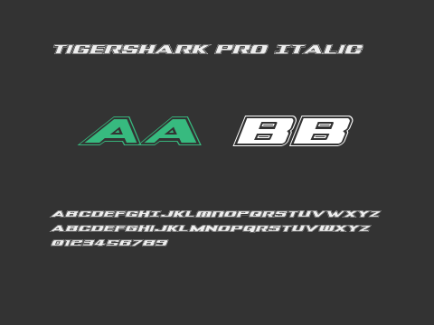 Tigershark Pro Italic