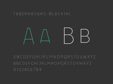 TabernaSans-BlackInL