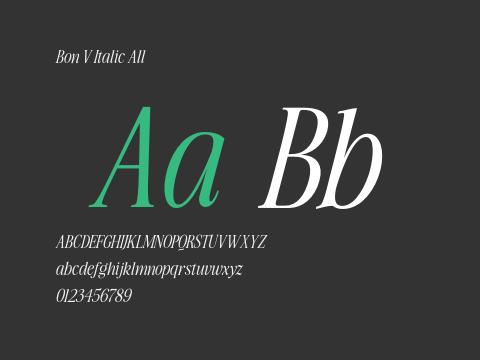 Bon V Italic All