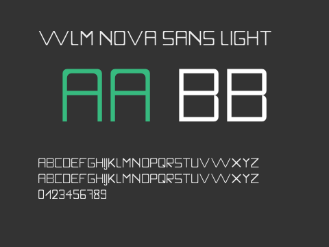 WLM Nova Sans Light