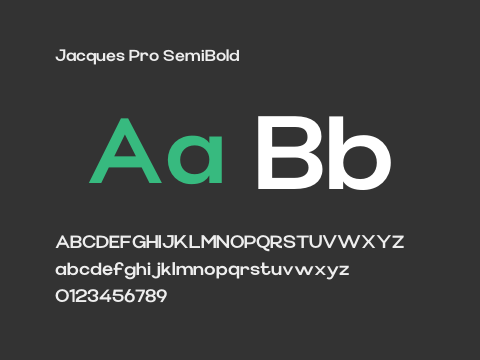 Jacques Pro SemiBold