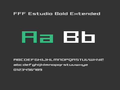 FFF Estudio Bold Extended