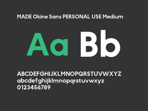 MADE Okine Sans PERSONAL USE Medium