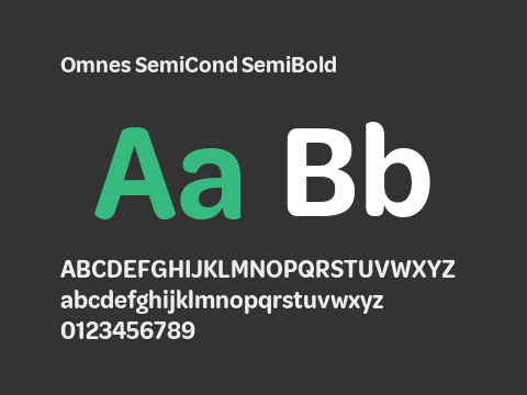 Omnes SemiCond SemiBold