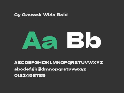 Cy Grotesk Wide Bold