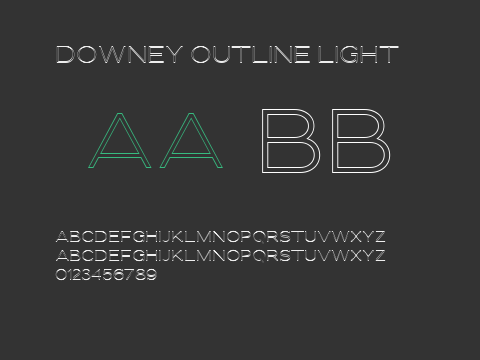 Downey Outline Light