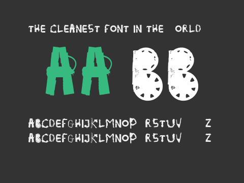 The cleanest font in the world