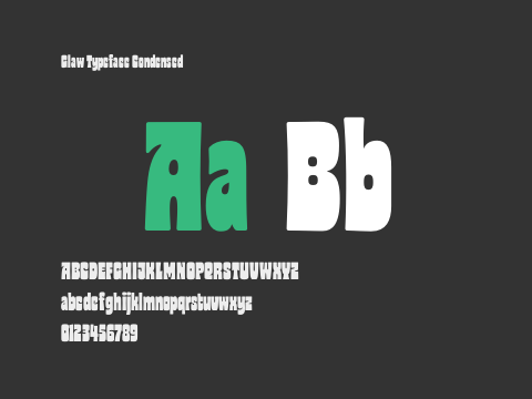 Glaw Typeface Condensed