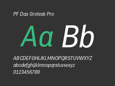 PF Das Grotesk Pro