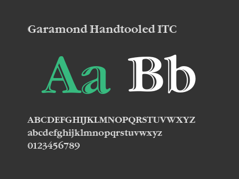 Garamond Handtooled ITC