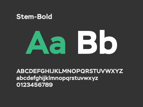 Stem-Bold