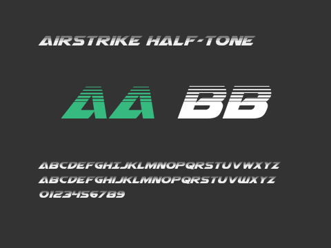 Airstrike Half-Tone