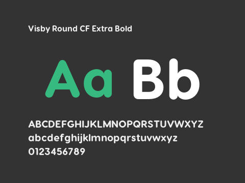 Visby Round CF Extra Bold