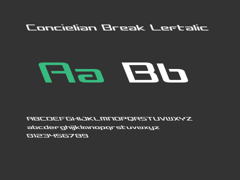 Concielian Break Leftalic