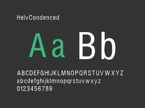 HelvCondenced