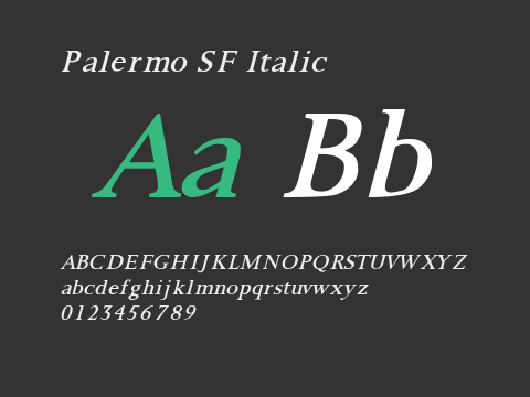 Palermo SF Italic