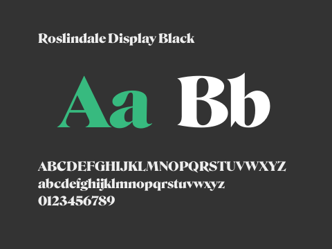 Roslindale Display Black