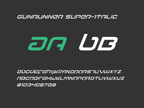 Gunrunner Super-Italic