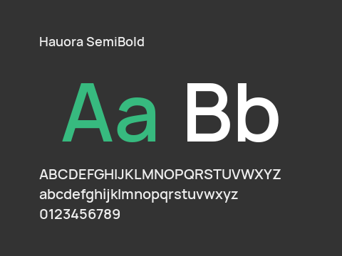 Hauora SemiBold