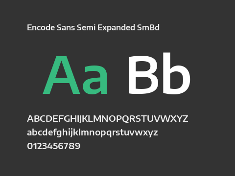 Encode Sans Semi Expanded SmBd