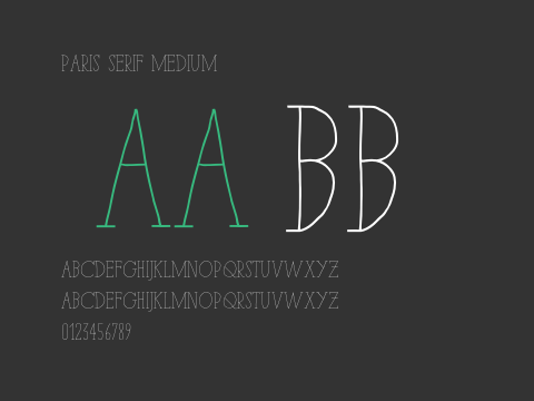 Paris Serif Medium