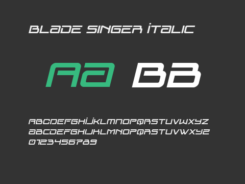 Blade Singer Italic