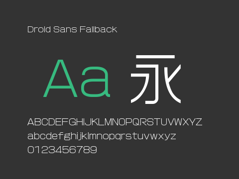 Droid Sans Fallback