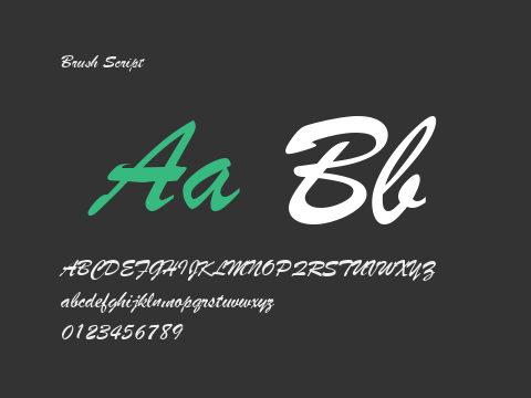 Brush Script