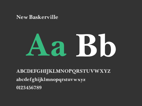 New Baskerville