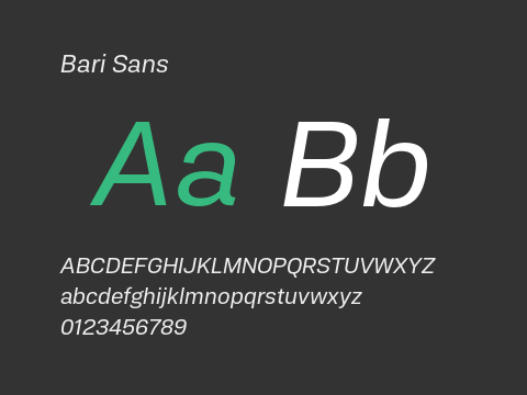 Bari Sans