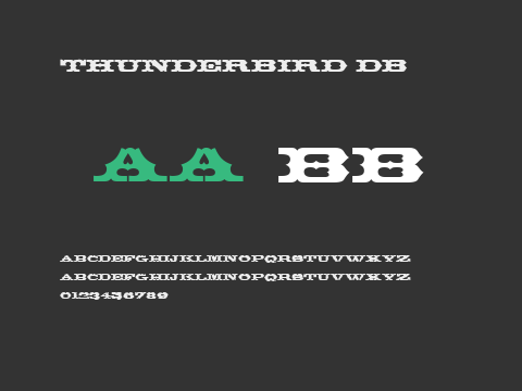 Thunderbird DB