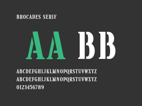 Brocades Serif