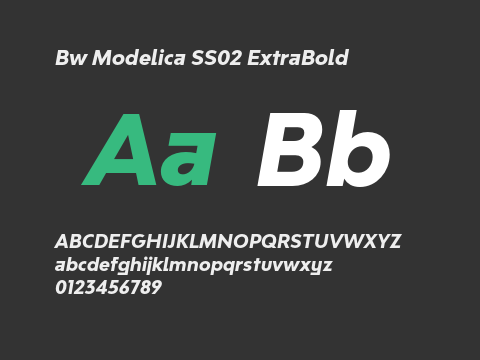 Bw Modelica SS02 ExtraBold