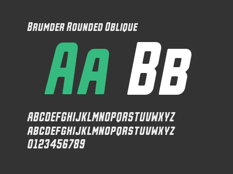 Brumder Rounded Oblique