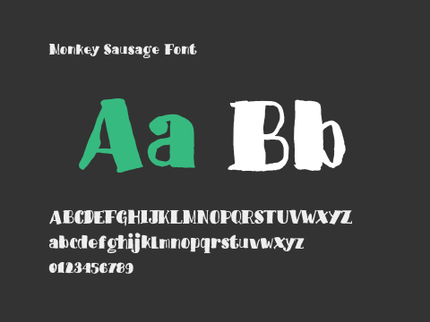 Monkey Sausage Font