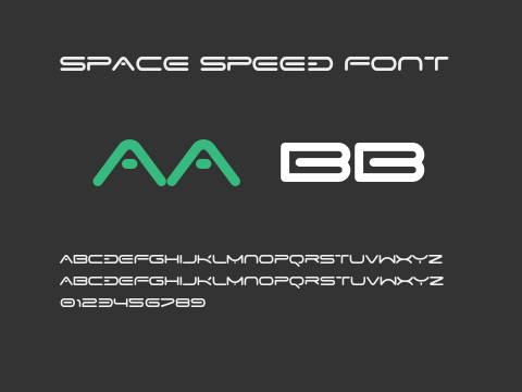 Space Speed Font