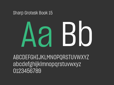 Sharp Grotesk Book 15