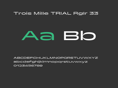 Trois Mille TRIAL Rglr 33