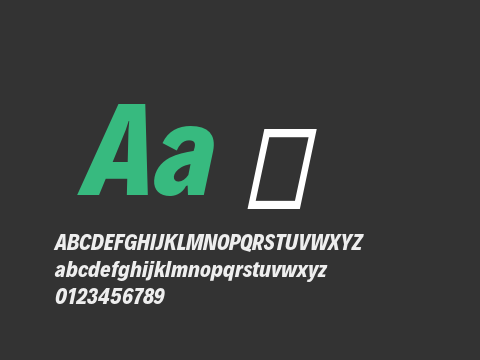 Decalotype ExtraBold Italic