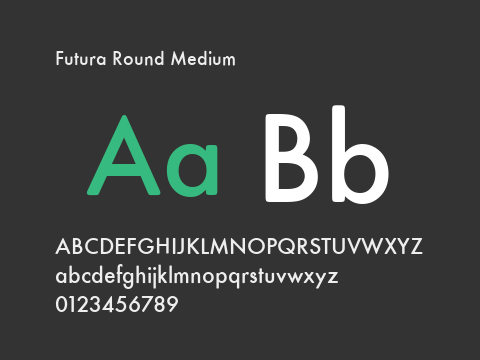 Futura Round Medium