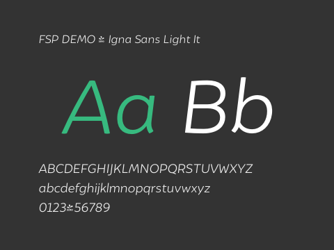 FSP DEMO - Igna Sans Light It