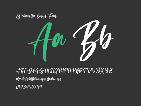 Giovanetta Script Font