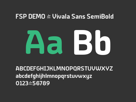 FSP DEMO - Vivala Sans SemiBold