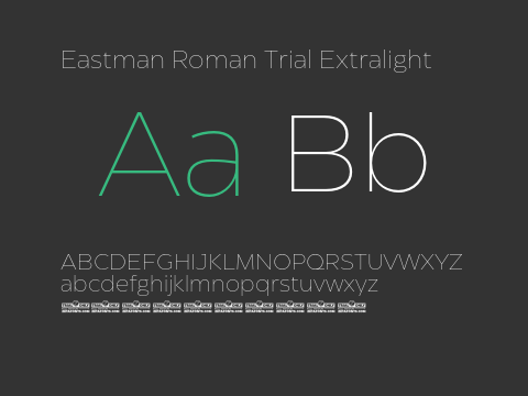 Eastman Roman Trial Extralight