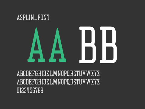 Asplin_Font