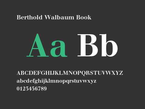 Berthold Walbaum Book