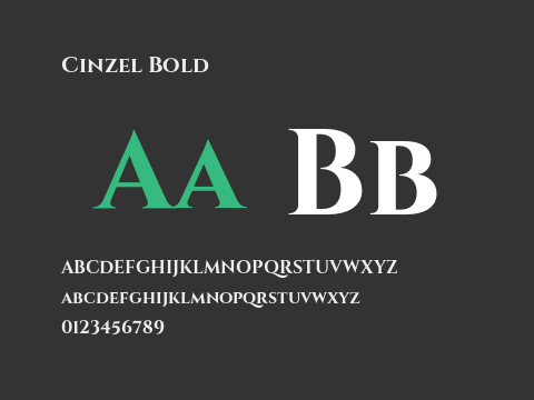 Cinzel Bold