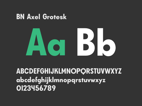 BN Axel Grotesk