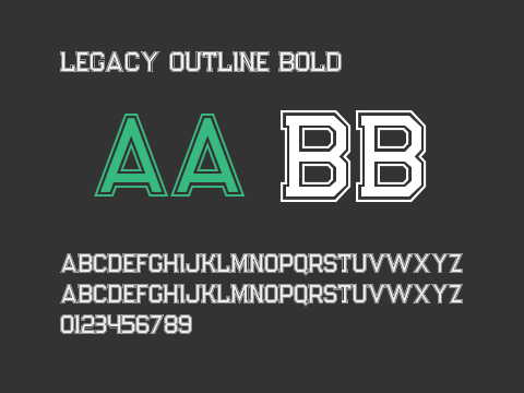 Legacy Outline Bold